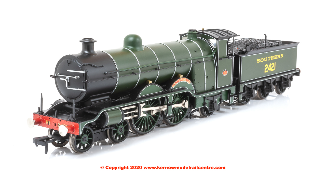 31-920 Bachmann Atlantic H2 Class 4-4-2 Steam Locomotive number 2421 named "South Foreland" in SR Olive Green livery.